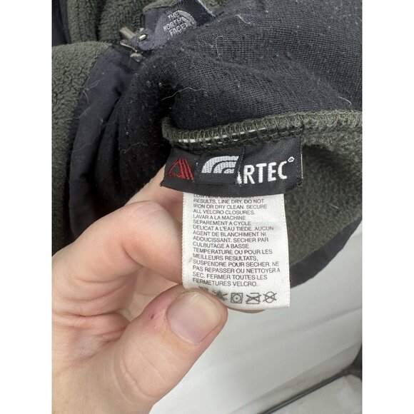 The North Face Denali Fleece Full Zip Jacket Men’s Small Green Black Outdoor - Picture 6 of 11